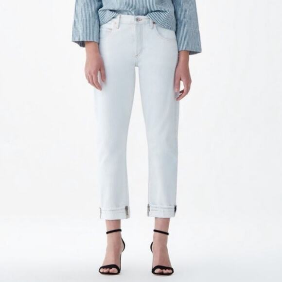 Citizens of Humanity Emerson Crop Slim Boyfriend Jean — Solar, Size 25×25 - Picture 1 of 12